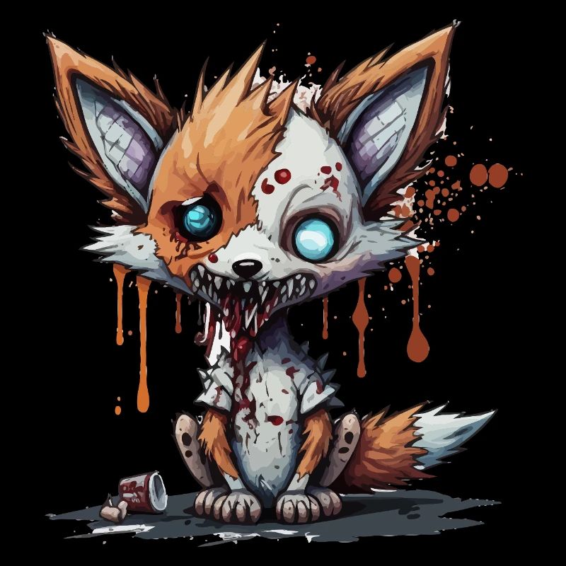 Renard zombie