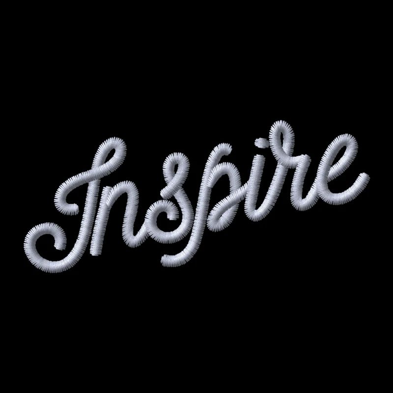 Inspire embroidered