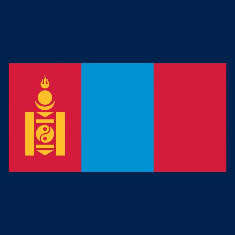 Mongolia flag / Drapeau Mongolie