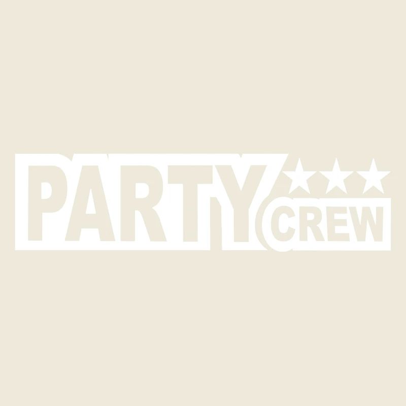 Party Crew Fun Sterne Feiern Team Freunde Mitglied