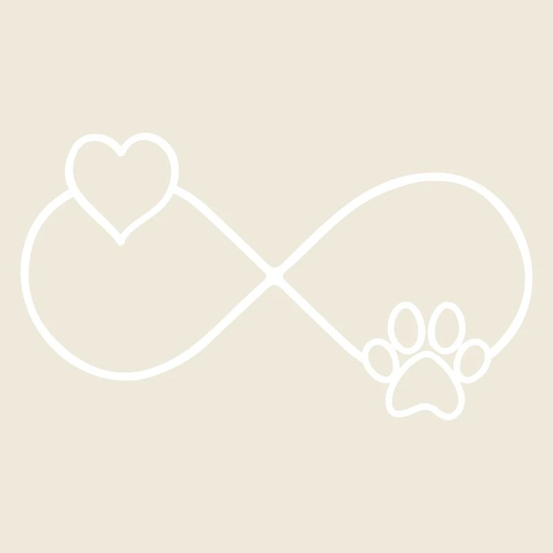 Dog Paw Love Forever