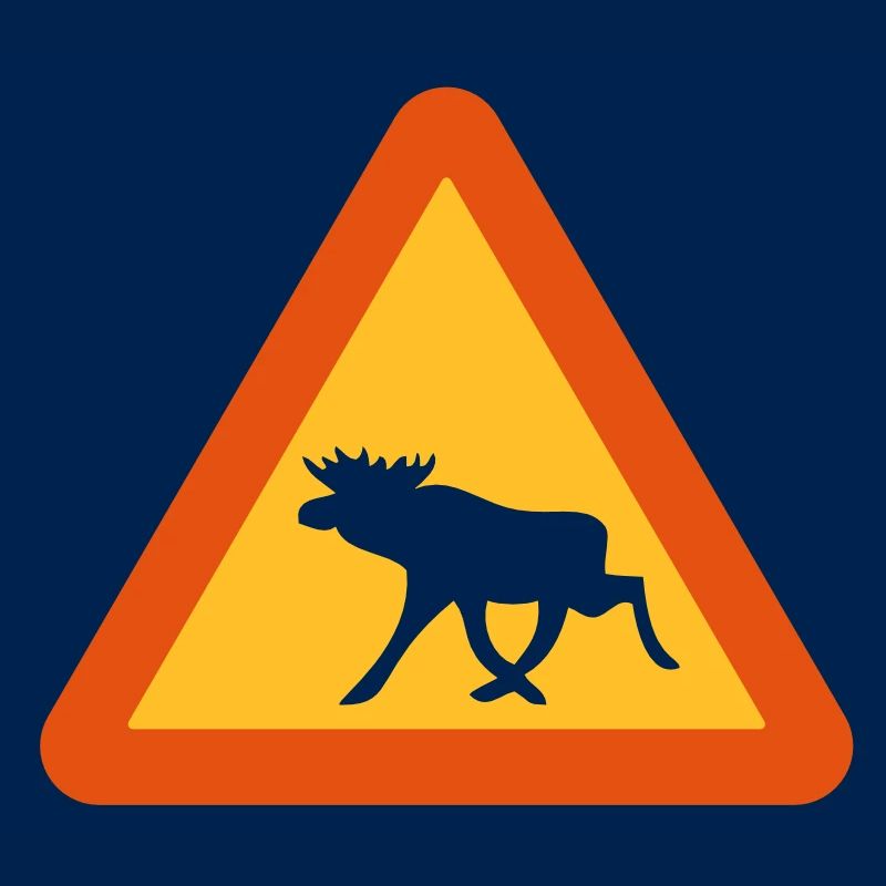 Caution Moose!