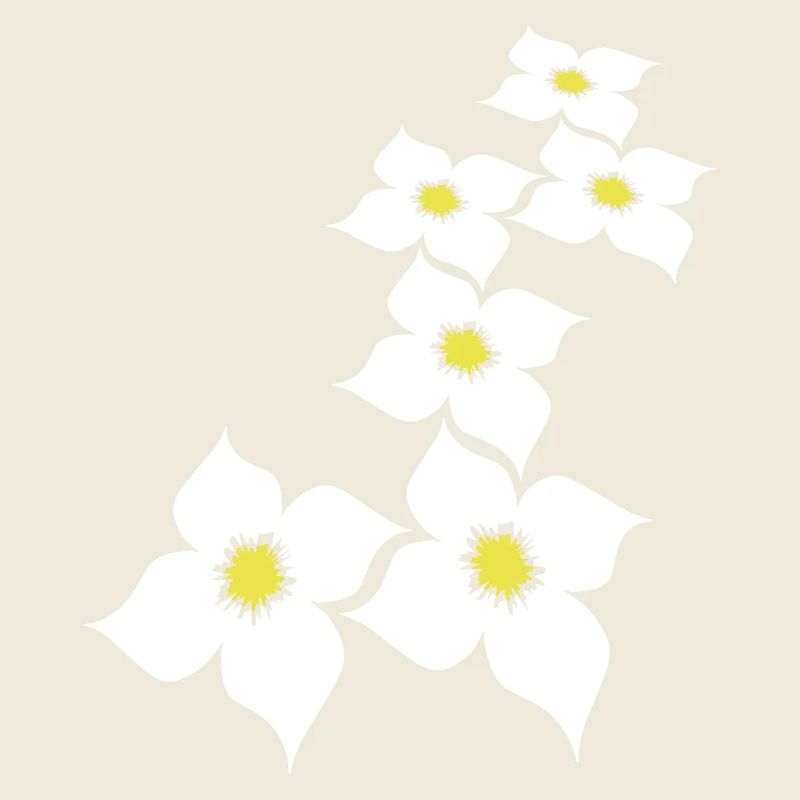 Many Pretty Flowers Colorful Decorative Pattern Beautiful