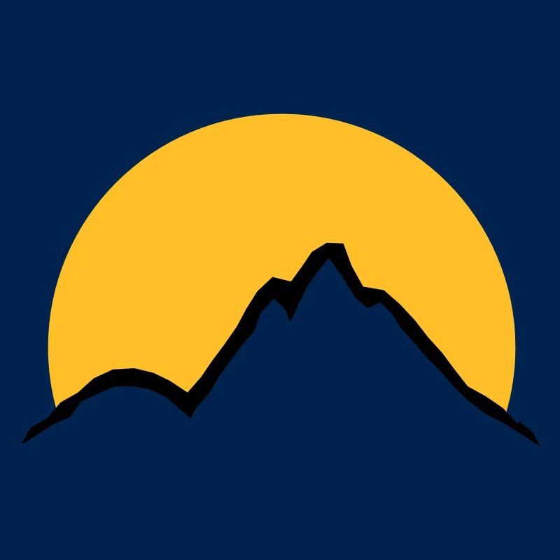 Beautiful mountains Sun