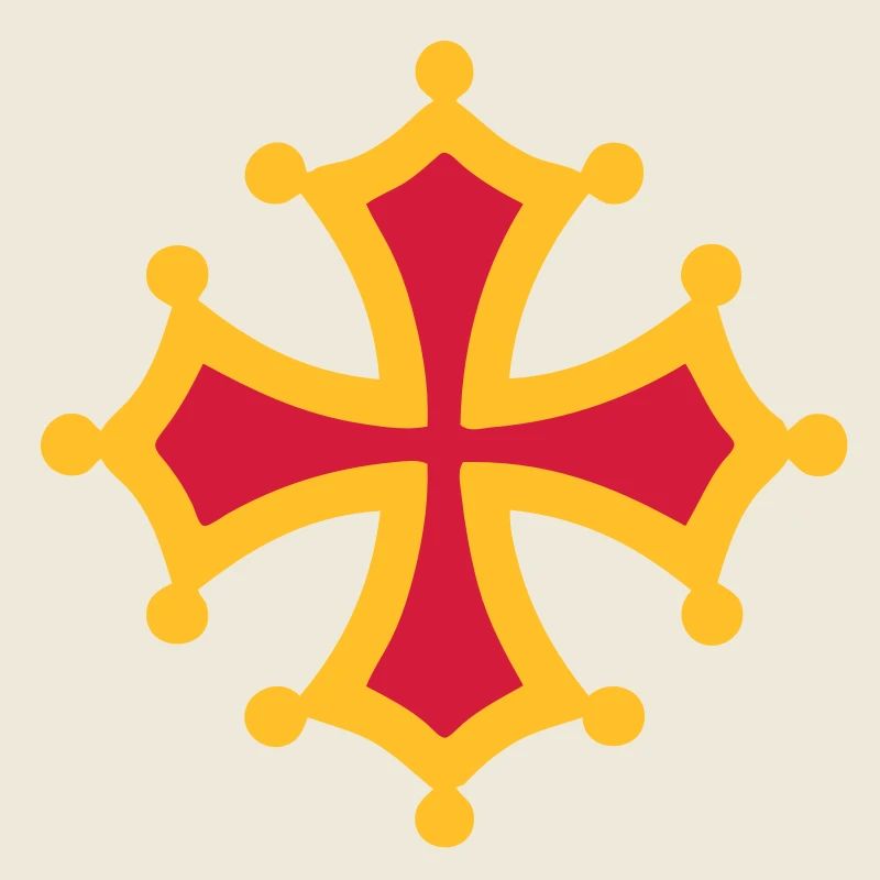 croix occitane graphique vectoriel