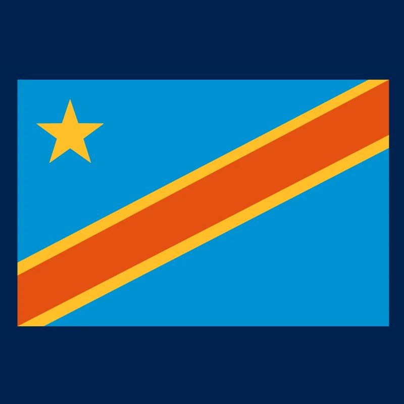 drapeau Congo Kinshasa - Congo flag