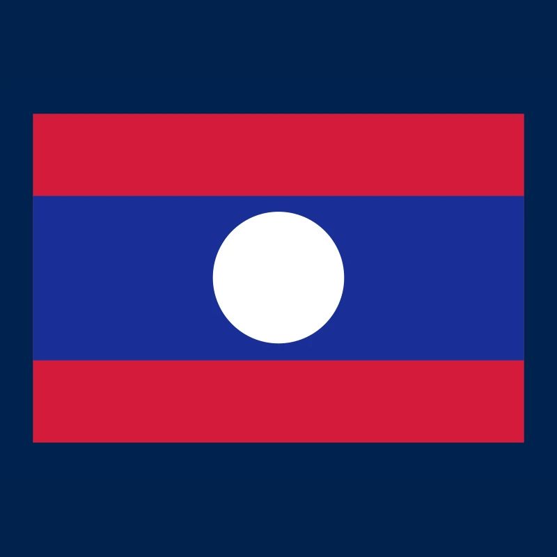 Laos - drapeau