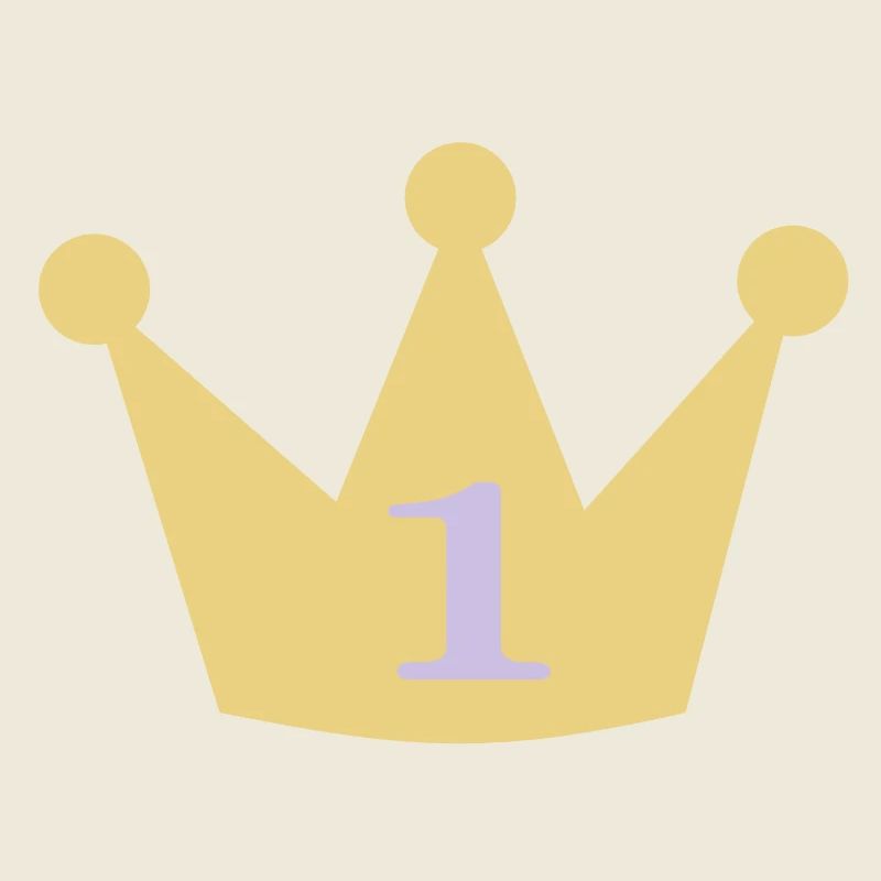 Crown for the first Birthday 1st birthday first