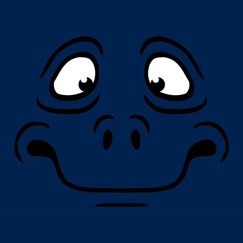 Insecure Anxious Comic Cartoon Face