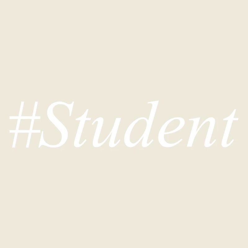 #Student Logo Weiß