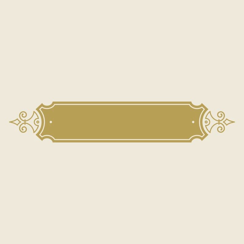 blank shield gold frame | Vectorgraphic