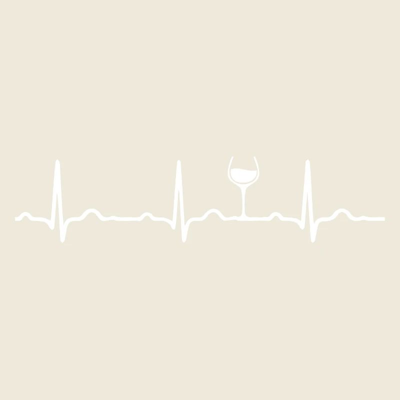 ECG HEARTBEAT vin blanc