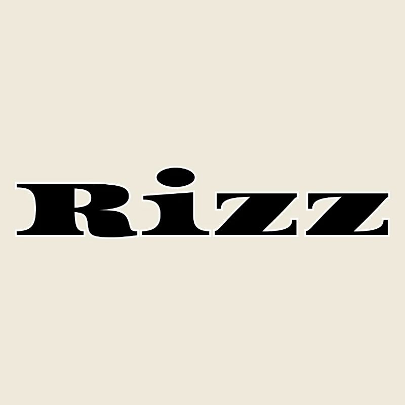 Modernes Rizz Black Design