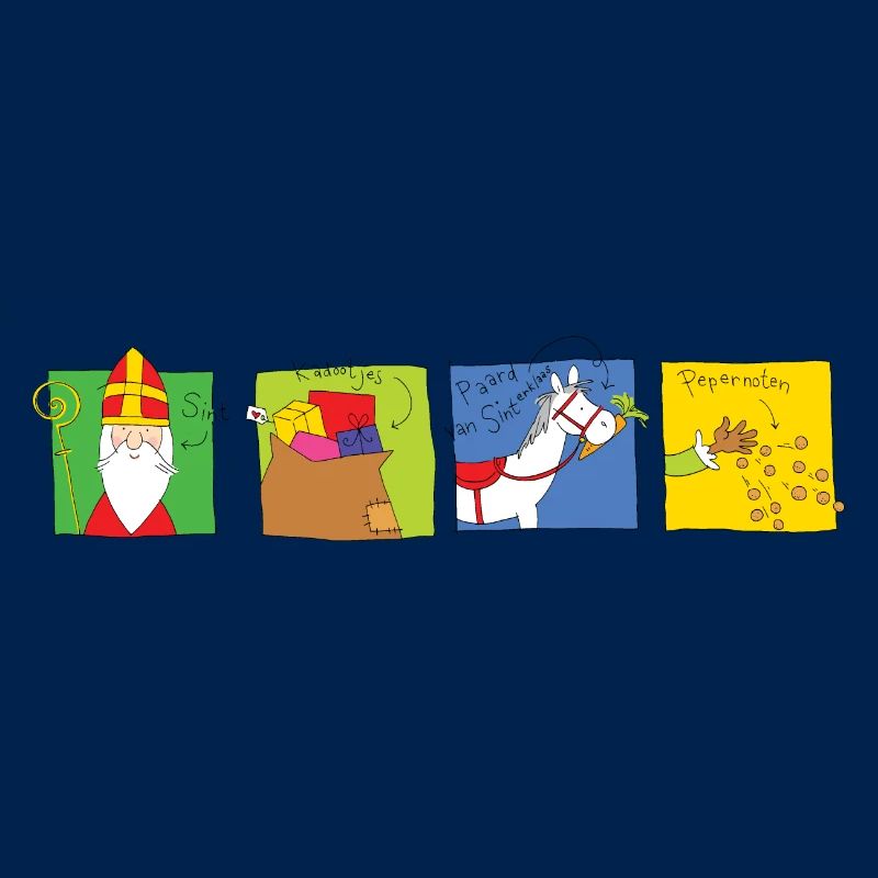Sinterklaas vier op rij