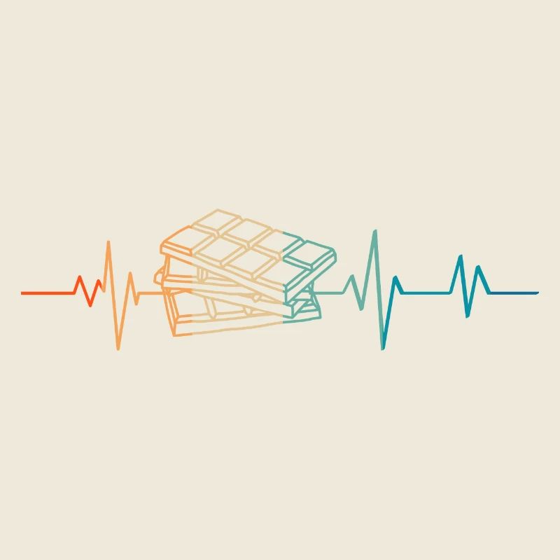Heartbeat Retro Chocolate Bar