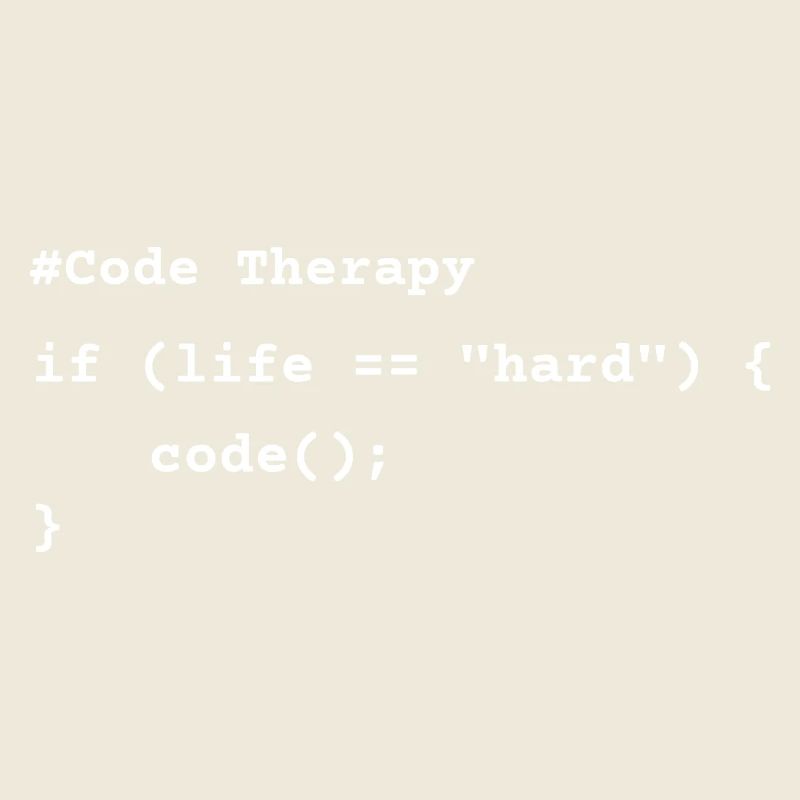 Code Therapy – Funny Programming T-Shirt