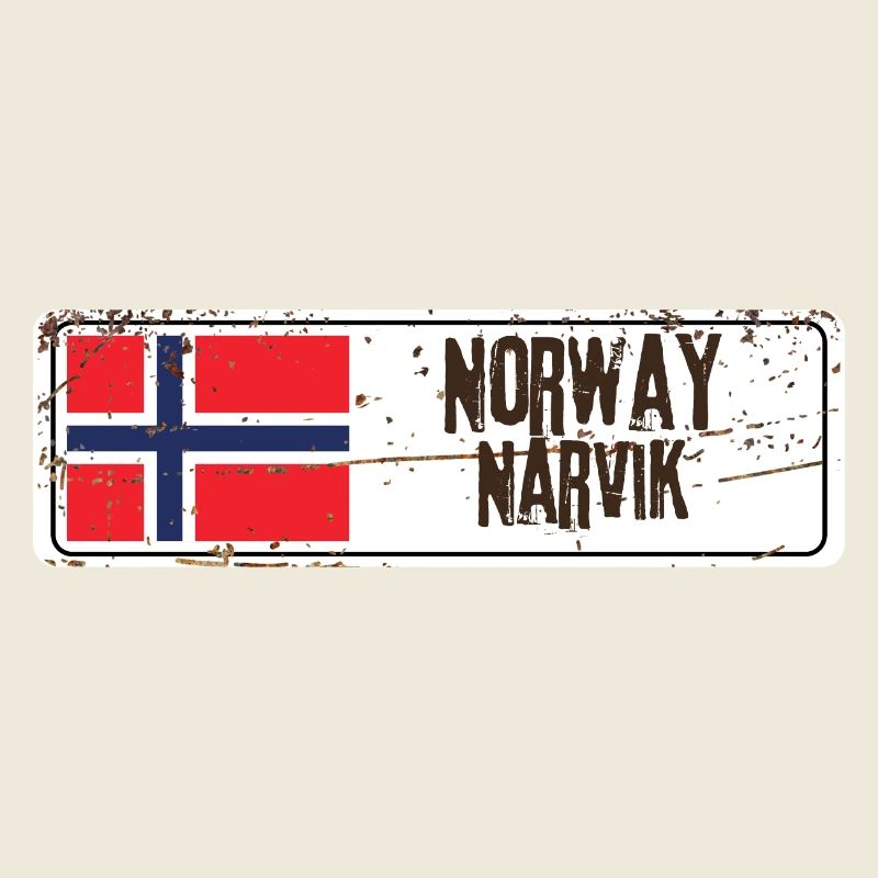 Narvik Norway Flag