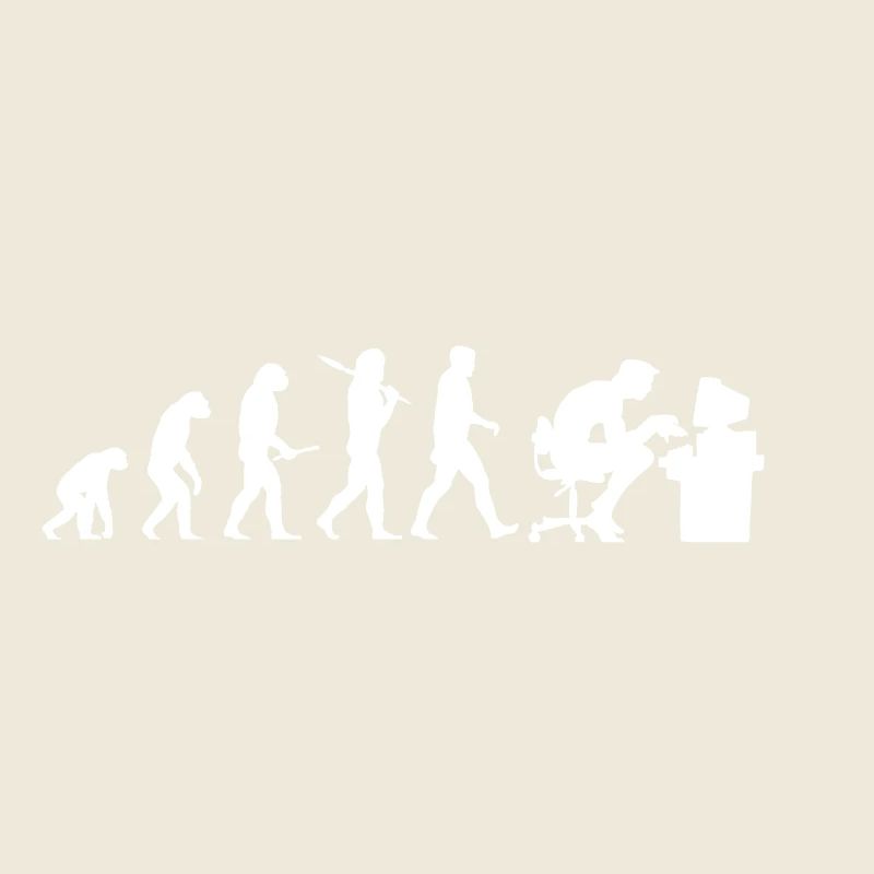 Evolution Computer Nerd! PC Nerd! IT! Technology!