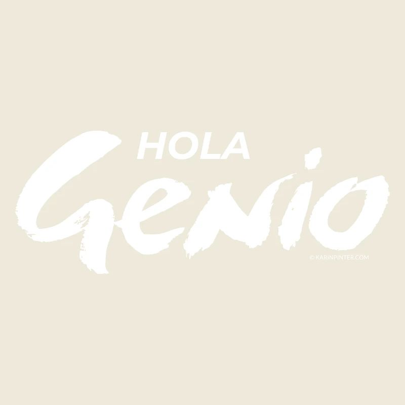 Hello Genius (weiß)