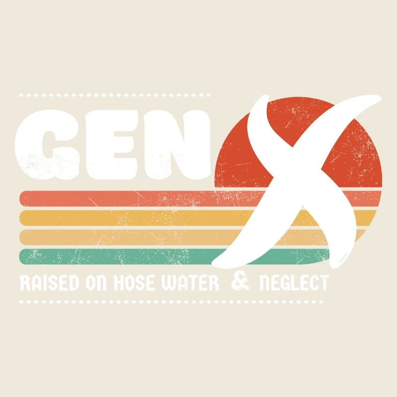 Gen X sunset - White