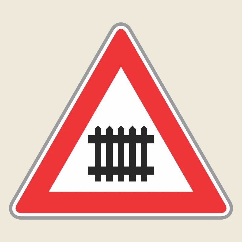 Route façon signe de train