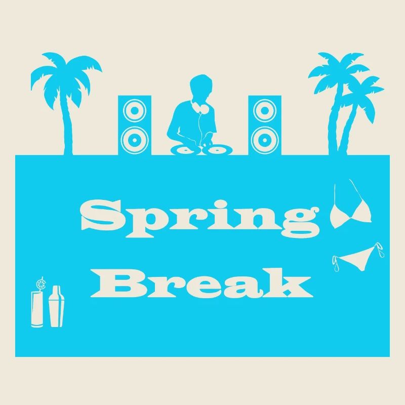 spring break bleu clair