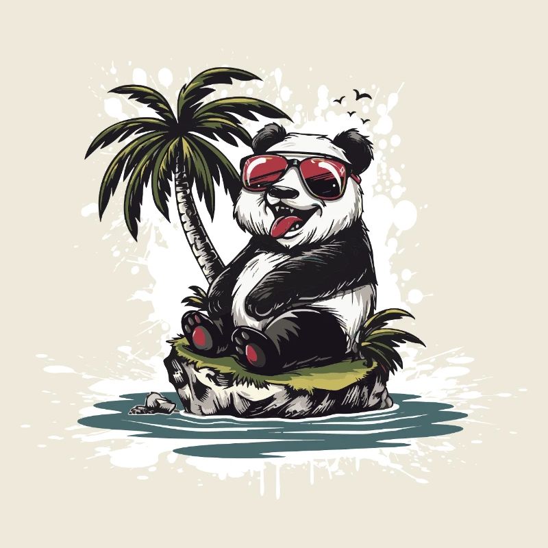 Panda Island Palm Tree