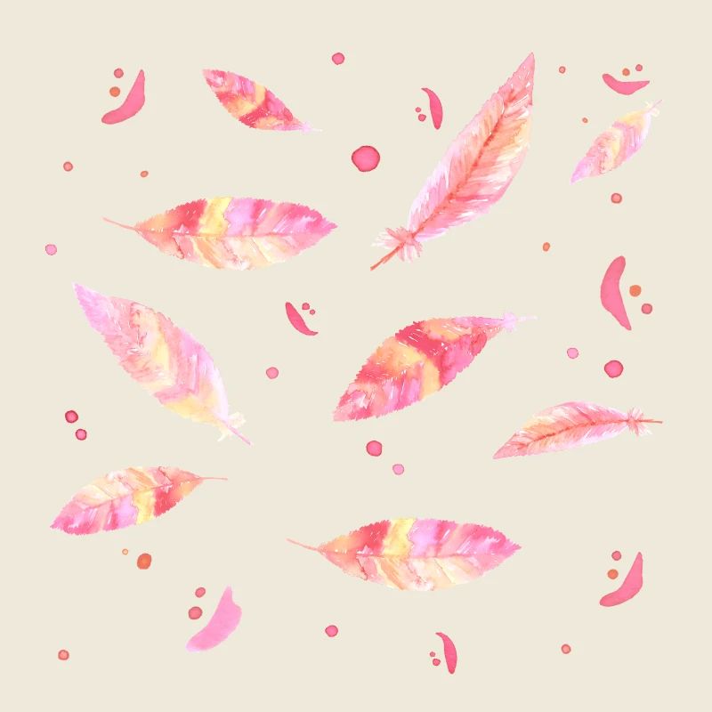 Colorful feathers