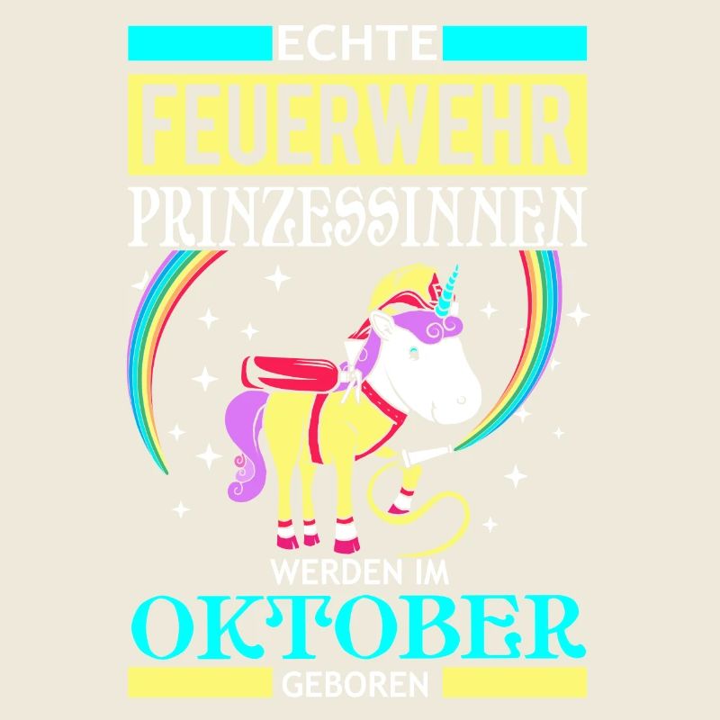October - fire princess - birthday - Unicorn - DE