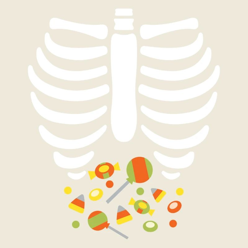 Spooky Scary Ribs Bonbons Halloween Süßes oder Saures