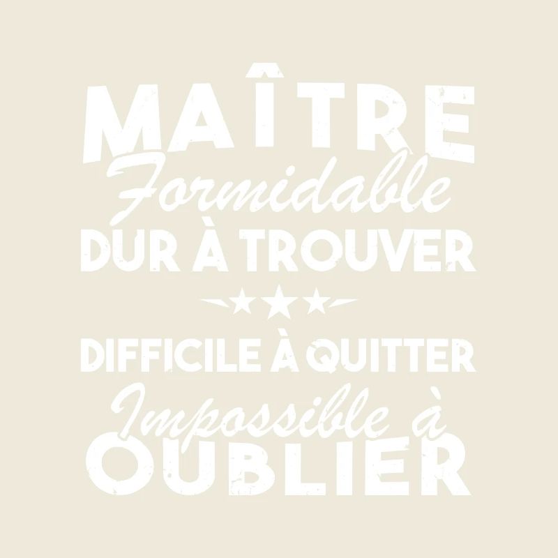 Maître formidable, Cadeau Maître école