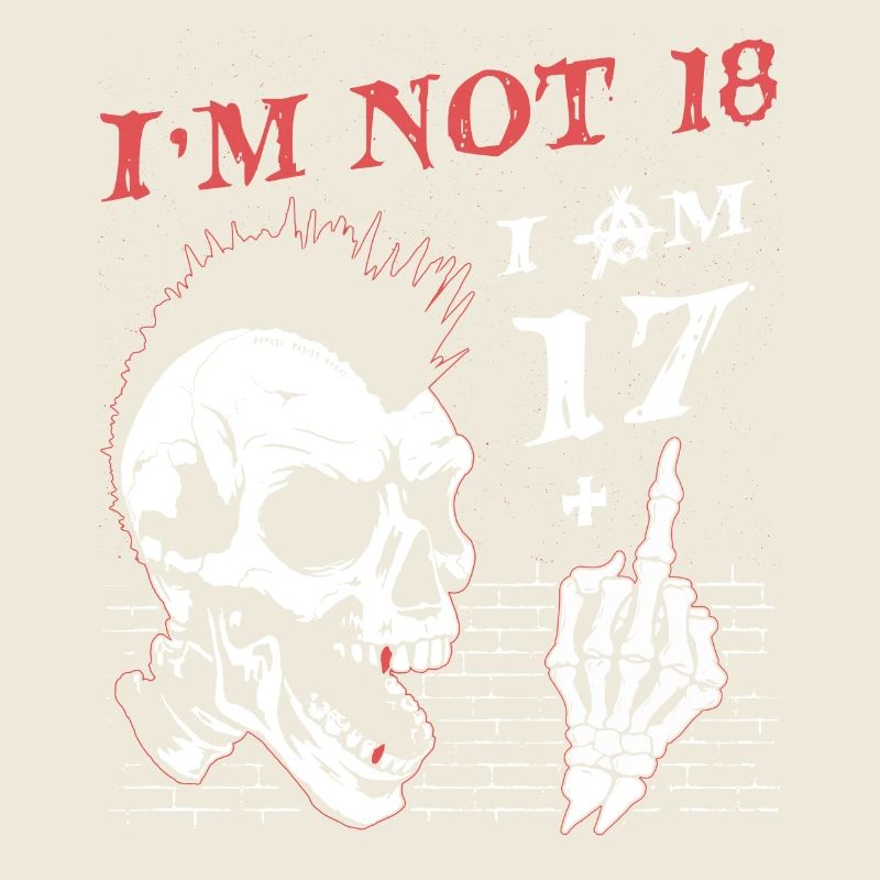 Ich bin 17 plus Mittelfinger - 18. Geburtstag