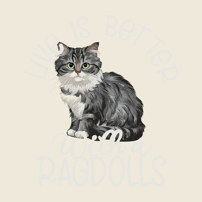 Vivre c’est mieux avec un chaton propriétaire de chat Ragdolls