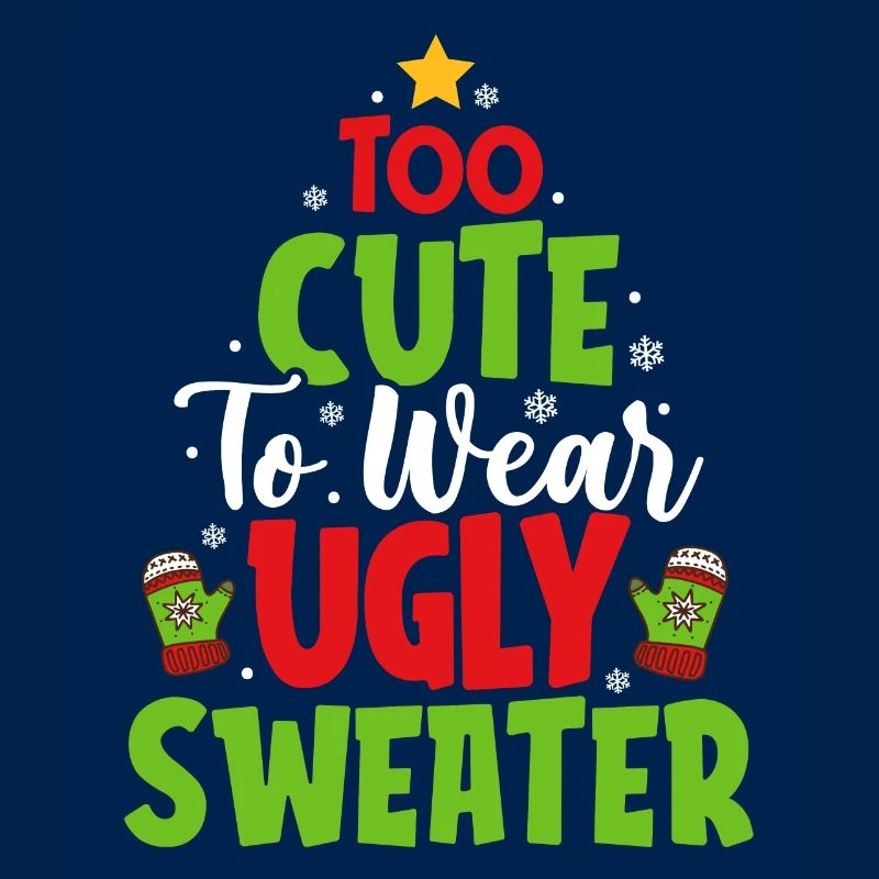 Trop mignon pour porter un pull laid Vacances de Noël