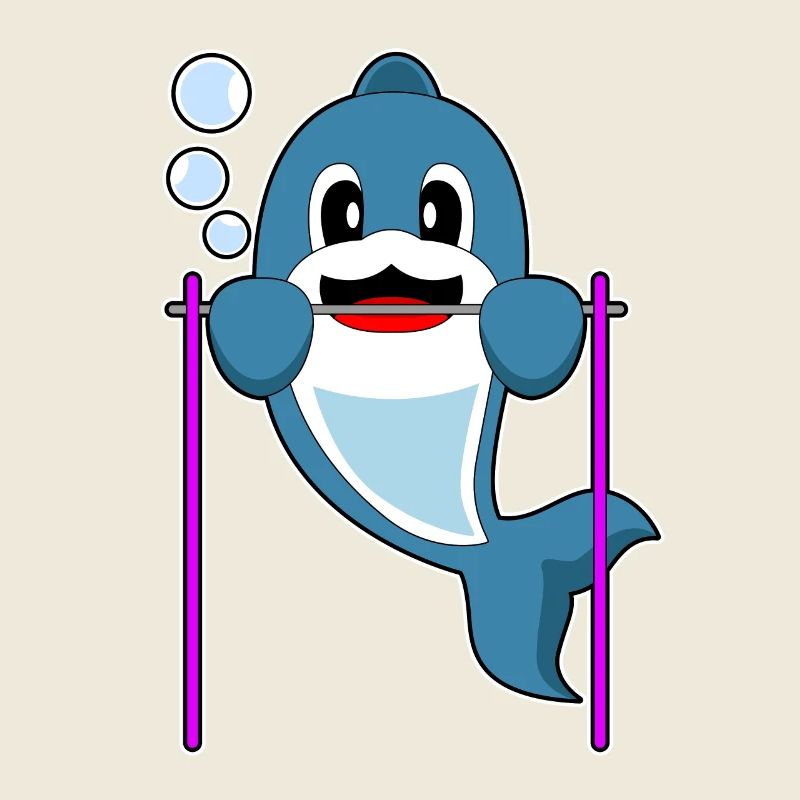 Dolphin Bodybuilder Pull-ups