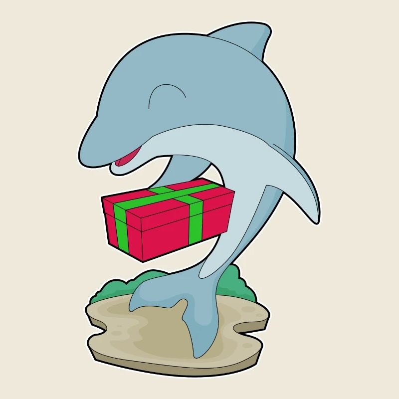 Dolphin Christmas Package