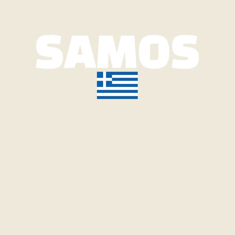 Samos Grèce Drapeau grec Grec