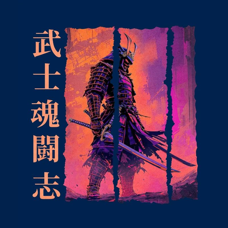 Samurai Krieger Ehre und Stärke Kampfgeist