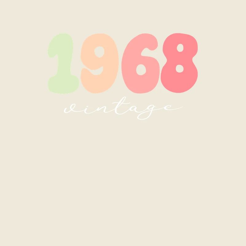1968 Anniversaire Année de naissance