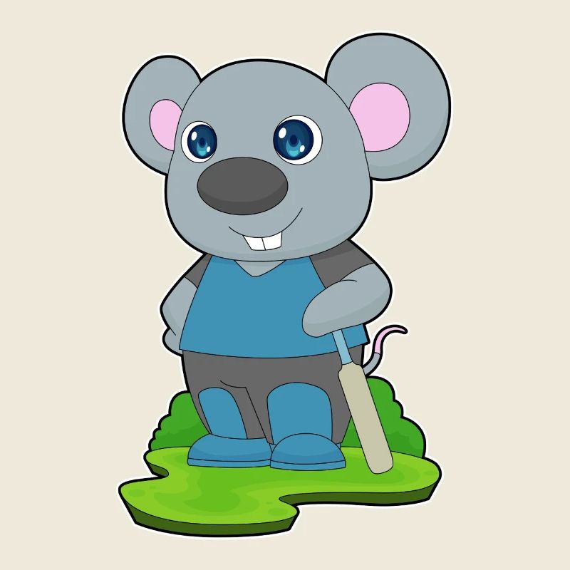 Souris Cricket Battes de cricket