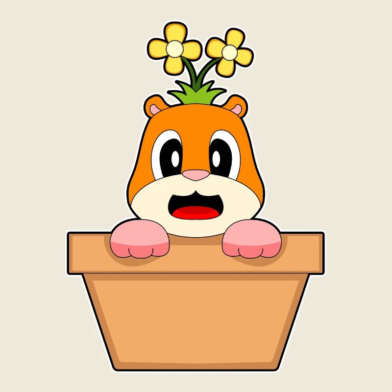 Fleur de hamster
