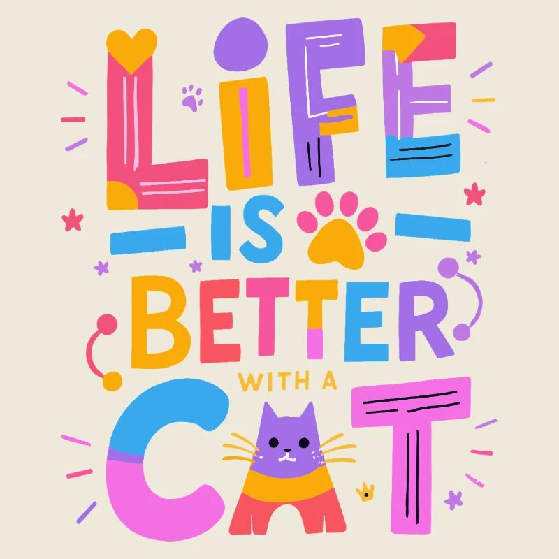 Life is Better With A Cat