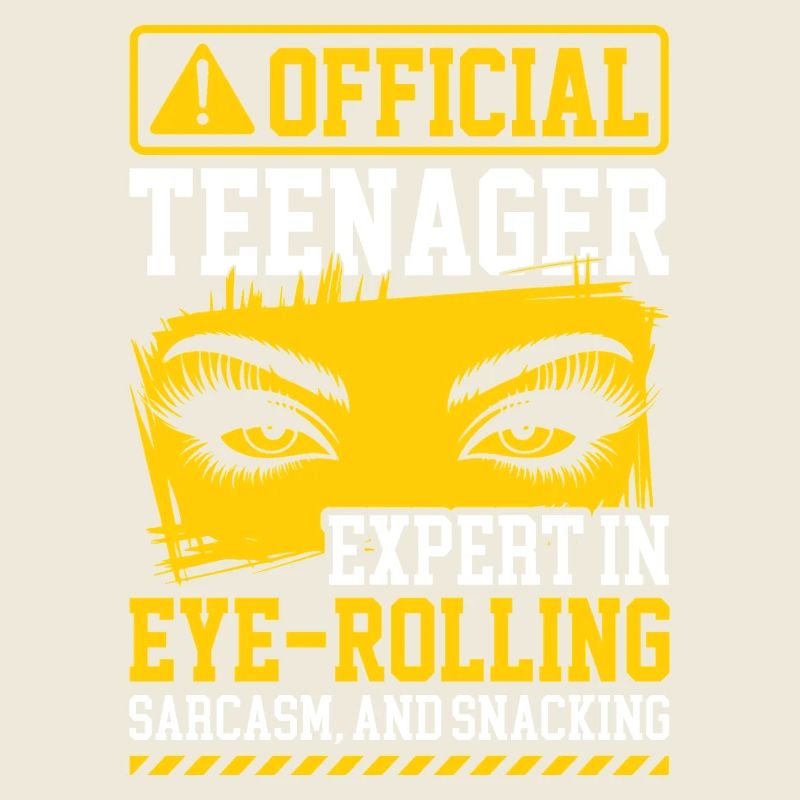Drôle d’adolescent Roulement d’yeux Design