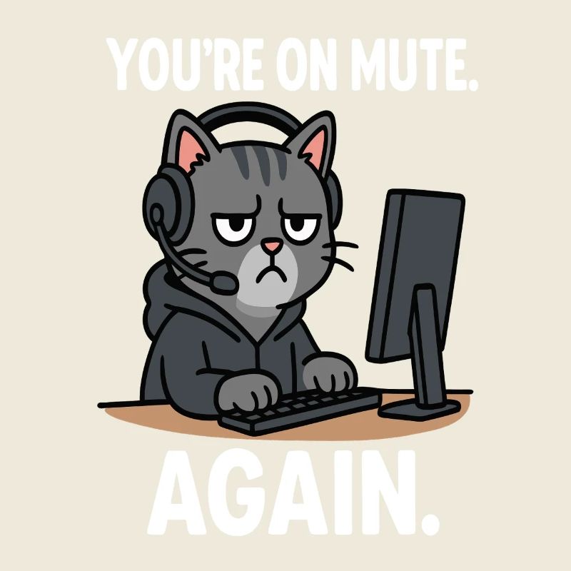 Chat de bureau à domicile