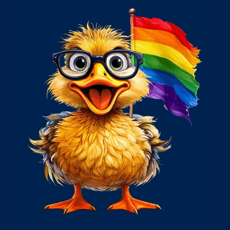 DUCK RAINBOW FLAG