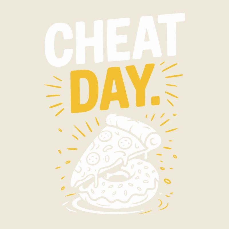 Cheat Day Fitness Genuss Pause Training Workout