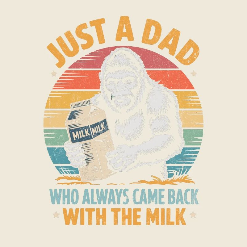 Just a dad who always came back with the milk