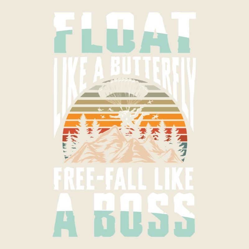 Float like a butterfly, free fall like