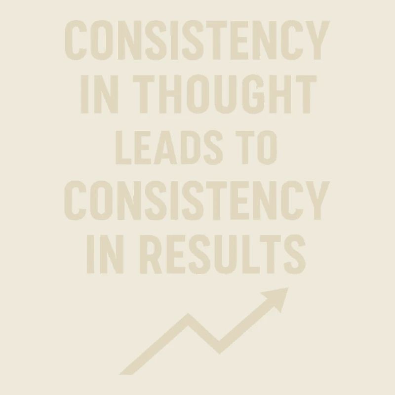 Consistency in thinking leads to consistency in thinking