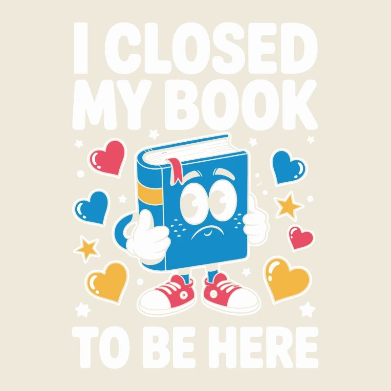 i closed my book to be here